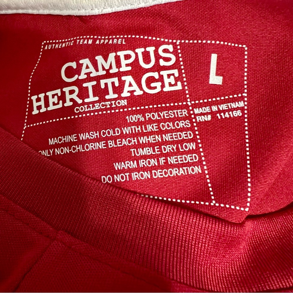 Alabama Crimson/White Pullove - Size Large (Unisex) Large “A” logo - Picture 6 of 8